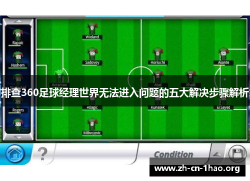 排查360足球经理世界无法进入问题的五大解决步骤解析 排查360足球经理世界无法进入问题的五大解决步骤解析